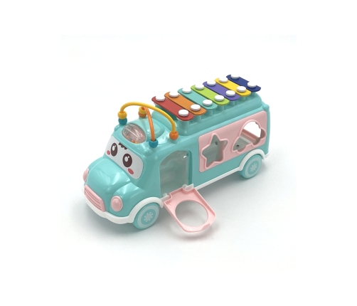 WOOPIE BABY Samochodzik Muzyczny Sorter z Cymbałkami Zielony