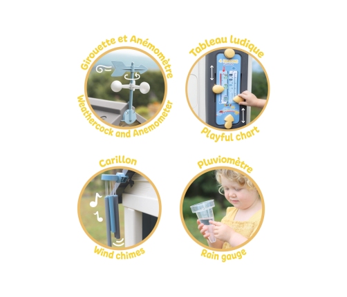 SMOBY Bērnu dārza mājiņa 4 gadalaiki