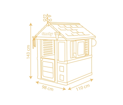 SMOBY Bērnu dārza mājiņa 4 gadalaiki