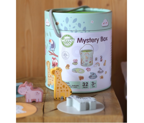 WOOPIE GREEN Tajemnicze Pudełko Dotknij i Dopasuj FSC