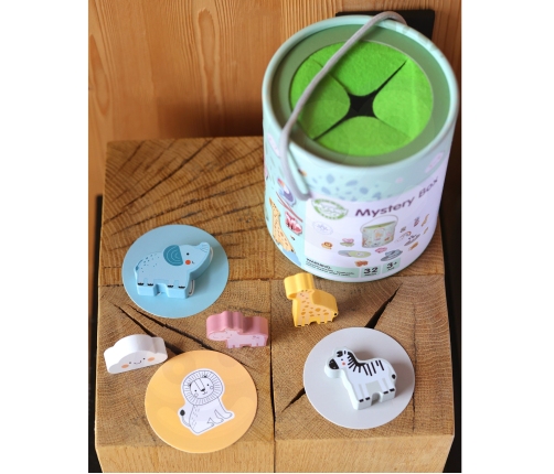 WOOPIE GREEN Tajemnicze Pudełko Dotknij i Dopasuj FSC