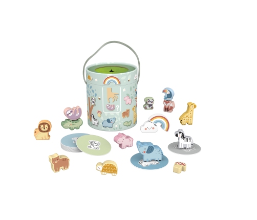 WOOPIE GREEN Tajemnicze Pudełko Dotknij i Dopasuj FSC