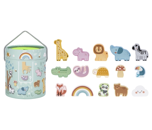 WOOPIE GREEN Tajemnicze Pudełko Dotknij i Dopasuj FSC