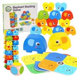 WOOPIE GREEN Słonik na Słoniku Gra Zręcznościowa FSC WOOPIE GREEN Słonik na Słoniku Gra Zręcznościowa FSC