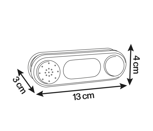 SMOBY Elektroniczny Dzwonek Doorbell Szary