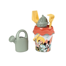 SMOBY GREEN Wiaderko z Akcesoriami do Piasku i Konewką z Bioplastiku