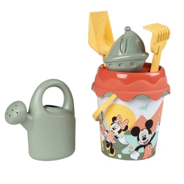 SMOBY GREEN Wiaderko z Akcesoriami do Piasku i Konewką z Bioplastiku