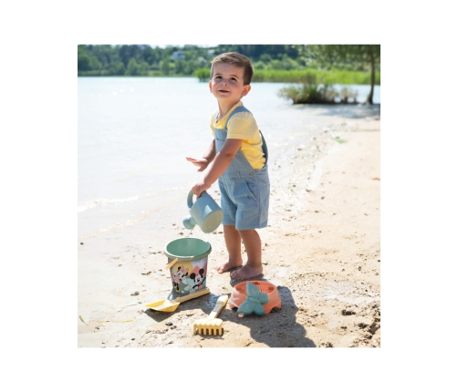 SMOBY GREEN Wiaderko z Akcesoriami do Piasku i Konewką z Bioplastiku