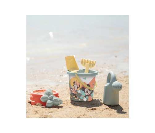 SMOBY GREEN Wiaderko z Akcesoriami do Piasku i Konewką z Bioplastiku