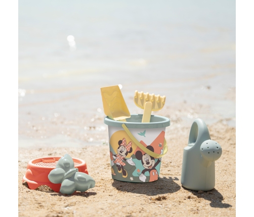 SMOBY GREEN Wiaderko z Akcesoriami do Piasku i Konewką z Bioplastiku