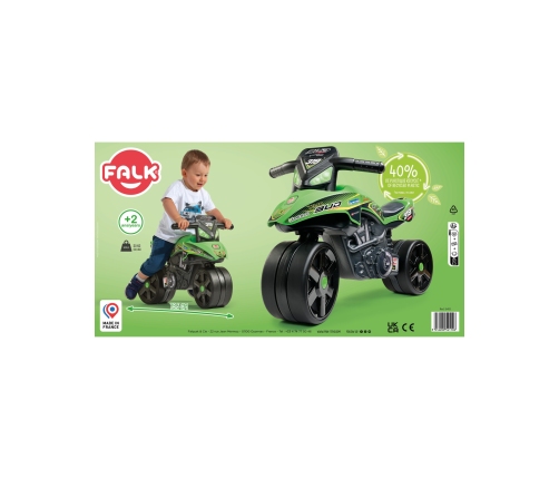 Stumjams motocikls FALK Racing Team Green