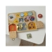 TOOKY TOY Tablica Manipulacyjna Zamki Zębatki Sorter Zegar