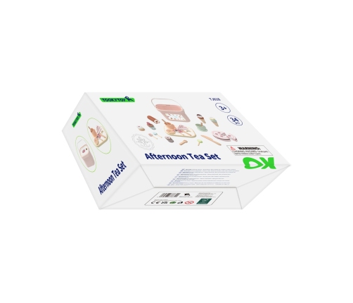 TOOKY TOY Sweet Cake Drewniany Zestaw Słodkości w Pudełku Cukiernia Lodziarnia