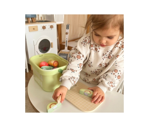 TOOKY TOY Drewniany Zestaw Żywność Warzywa Owoce