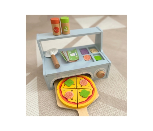 TOOKY TOY Pizzeria Drewniany Piec do Pizzy Akcesoria