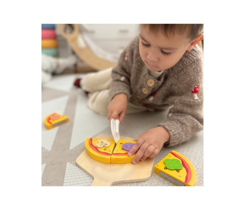 TOOKY TOY Pizzeria Drewniany Piec do Pizzy Akcesoria