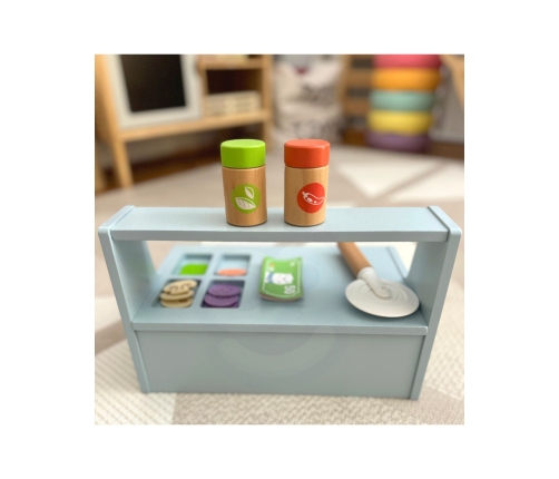 TOOKY TOY Pizzeria Drewniany Piec do Pizzy Akcesoria