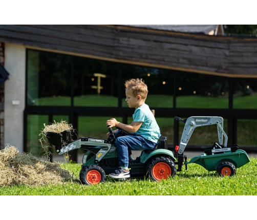Traktors ar pedāļiem un kausu FALK Farm Lander