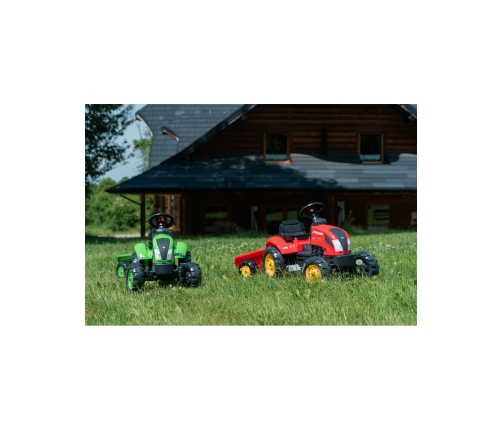 FALK Country Farmer Traktorek na Pedały z Przyczepką Zielony 2-5 lat