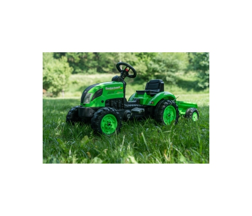 FALK Country Farmer Traktorek na Pedały z Przyczepką Zielony 2-5 lat