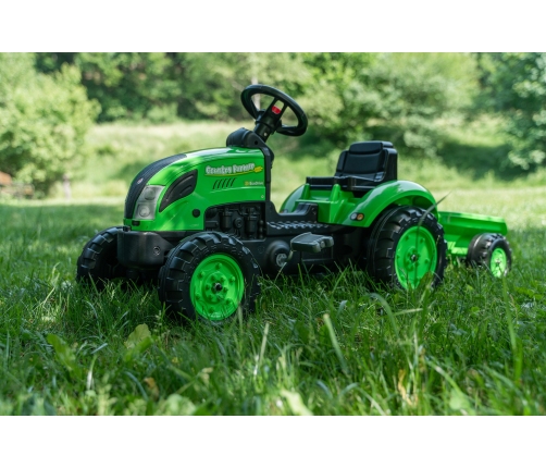 FALK Country Farmer Traktorek na Pedały z Przyczepką Zielony 2-5 lat