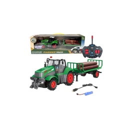 WOOPIE Traktor z Przyczepą na Pilota Sterowany RC - Skala 1:24