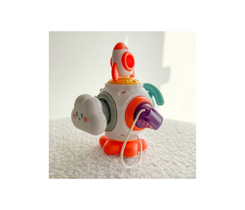 WOOPIE BABY Piłka Kosmiczna Rakieta 6w1 Montessori 18m+