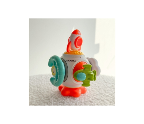 WOOPIE BABY Piłka Kosmiczna Rakieta 6w1 Montessori 18m+