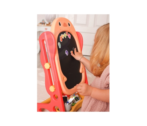 WOOPIE Dwustronna Tablica Magnetyczna do Rysowania i Nauki Liczb oraz Liter 56 el.