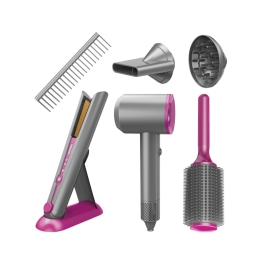WOOPIE Zestaw Małego Fryzjera Suszarka Prostownica Akcesoria