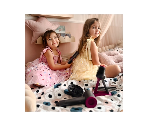 WOOPIE Zestaw Małego Fryzjera Suszarka Prostownica Akcesoria