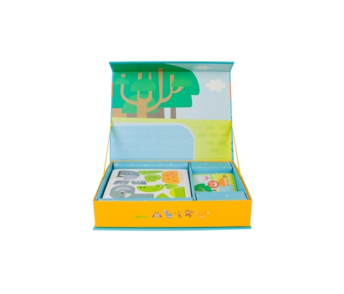 CLASSIC WORLD Układanka Magnetyczna Zwierzęta Tablica Klocki Puzzle Pamięć 60 el.