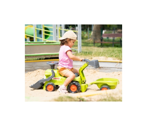 FALK Stumjamais traktors ar piekabi