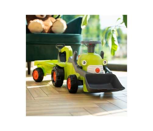 FALK Stumjamais traktors ar piekabi