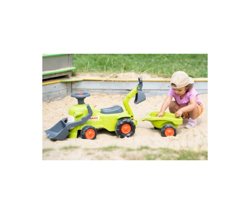 FALK Stumjamais traktors ar piekabi