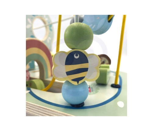 TOOKY TOY Drewniana Pętla Motoryczna Leśny Labirynt