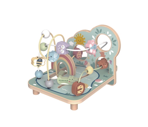 TOOKY TOY Drewniana Pętla Motoryczna Leśny Labirynt