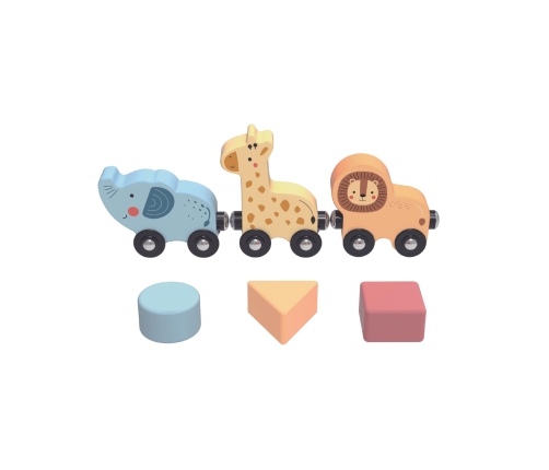 TOOKY TOY Drewniany Stół Aktywności Montessori Pętla Motoryczna