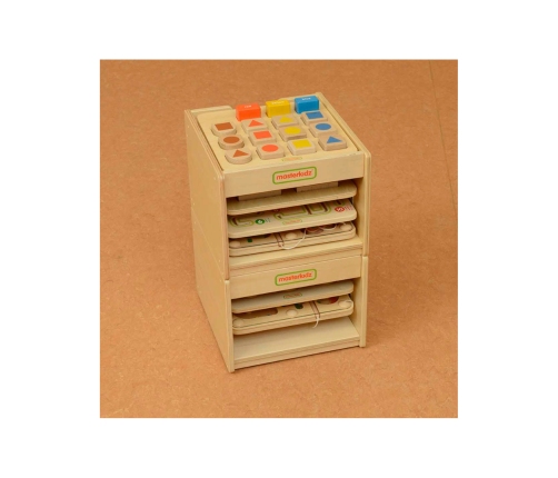 MASTERDKIZ Skapis mācību tāfeļu uzglabāšanai