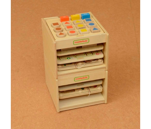 MASTERDKIZ Skapis mācību tāfeļu uzglabāšanai