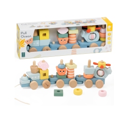 CLASSIC WORLD Montessori Kolejka Ocean Drewniana Układanka CLASSIC WORLD Montessori Kolejka Ocean Drewniana Układanka