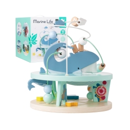 CLASSIC WORLD Drewniany Edukacyjny Labirynt Przeplatanka Życie Morskie 18m+ CLASSIC WORLD Drewniany Edukacyjny Labirynt Przeplatanka Życie Morskie 18m+