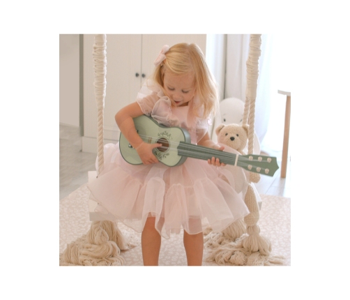 CLASSIC WORLD Drewniana Gitara Vintage dla Dzieci 3+