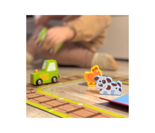 TOOKY TOY Drewniana Farma w Walizce Figurki Pojazdy