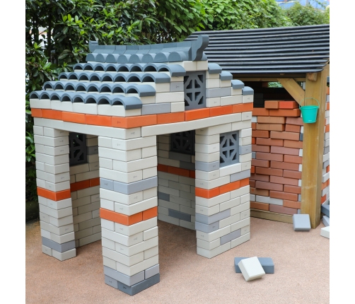 CLASSIC WORLD EDU Mega Klocki Konstrukcyjne Cegiełki EVA Miękkie do Budowania