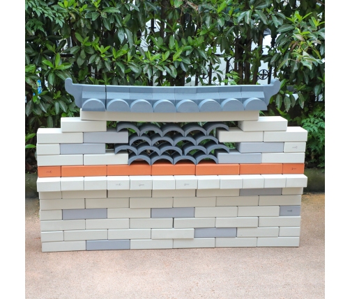 CLASSIC WORLD EDU Mega Klocki Konstrukcyjne Cegiełki EVA Miękkie do Budowania