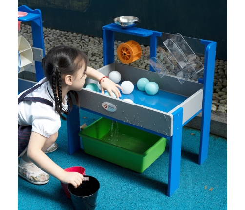 CLASSIC WORLD EDU Stolik Wodny Zestaw Doświadczalny 2w1 do Piasku i Wody