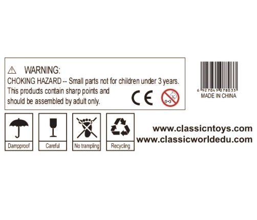 CLASSIC WORLD EDU Stolik Wodny Zestaw Doświadczalny 2w1 do Piasku i Wody