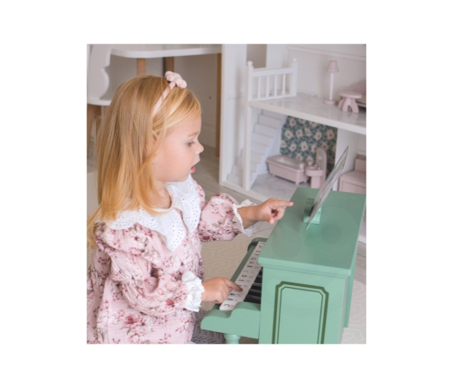 CLASSIC WORLD Pianinko Vintage + Książeczka do Nauki