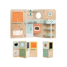 CLASSIC WORLD Wielofunkcyjny Domek z Kuchnią Rozkładany XXL